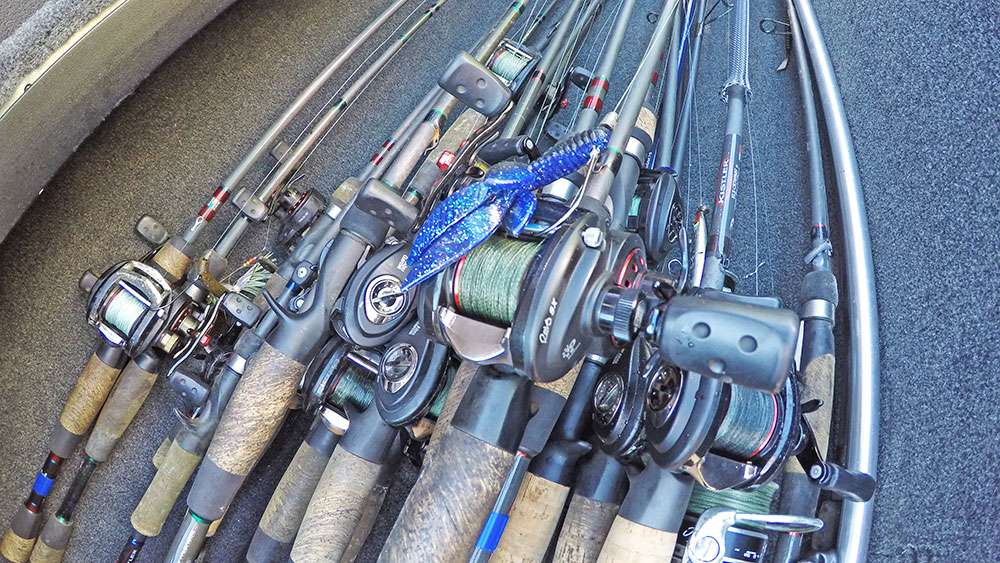 At any given time, there are 20 rods or better in the rod locker. It's best to be prepared for every technique. 