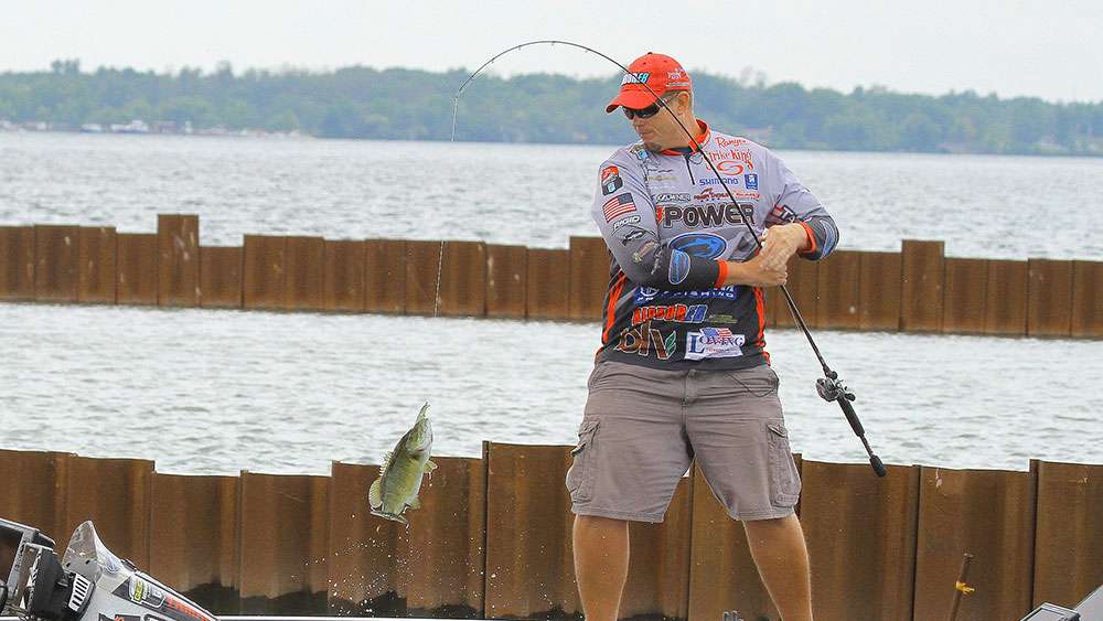 In the Toyota Angler Of the Year race, Combs sits in second place. He clearly knows how to land a healthy smallmouth.