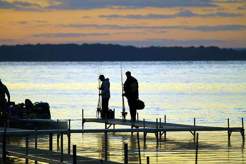 The daily routine begins at Day 2 of the Bass Pro Shops Bassmaster Northern Open. 