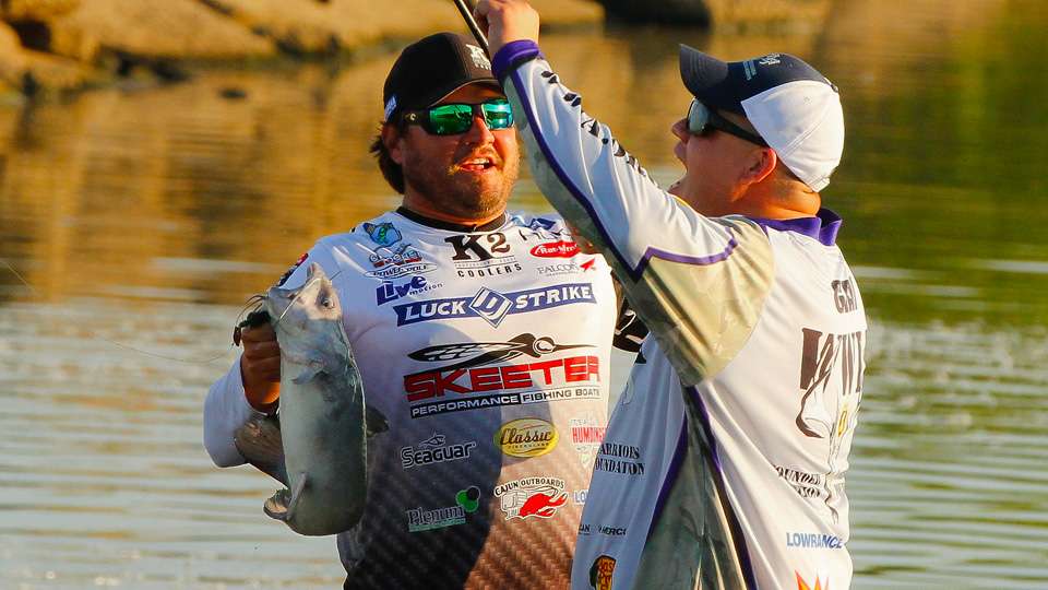 As would Gray as they almost chest pumped and celebrated like they had just won the Bassmaster Classic.