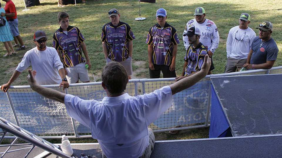 David Ittner, Tournament and Pro Staff Manager for Yamaha, spoke on corporate sponsorships and the three keys to being a success in any career.