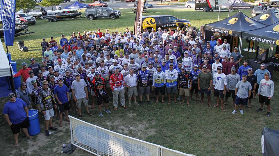 After a dinner provided by Yamaha, all 89 teams will be ready to hit Green River Lake for one final day of practice on Wednesday.