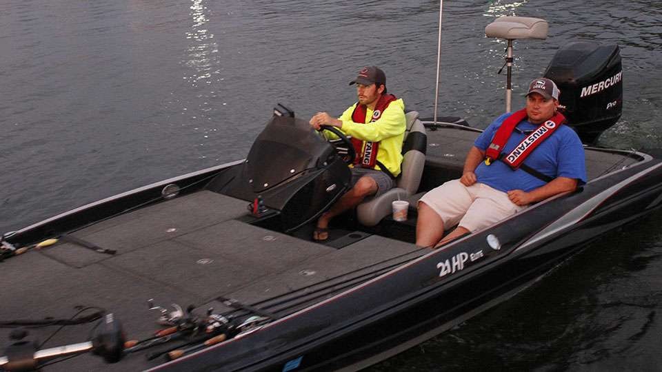Lance Freeman and Chandler Christian of Murray State are one of the favorites this week as they are one of the Kentucky schools fishing this week, and Freeman grew up in this area.