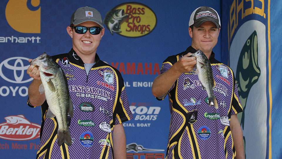 Chris Phinney and Jordan Wise of East Carolina (30th, 10-7)