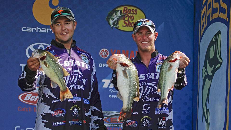 Kyle Alsop and Taylor Bivens of Kansas State (3rd, 25-0)