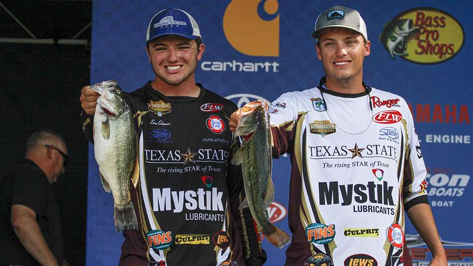 Sam Stone and Evan Coleman of Texas State (1st, 29-2)