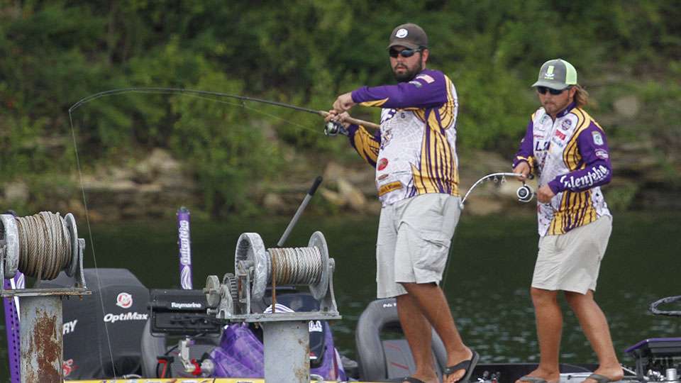 One of those teams charging up the leaderboard was JP Kimbrough and Jared Rascoe of LSU Shreveport.