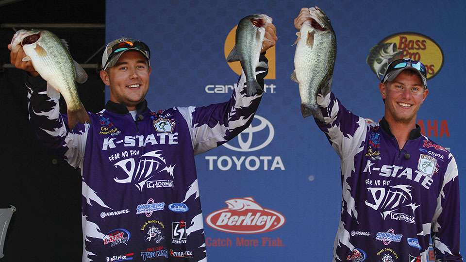 Kyle Alsop and Taylor Bivins of Kansas State (1st, 36-4)