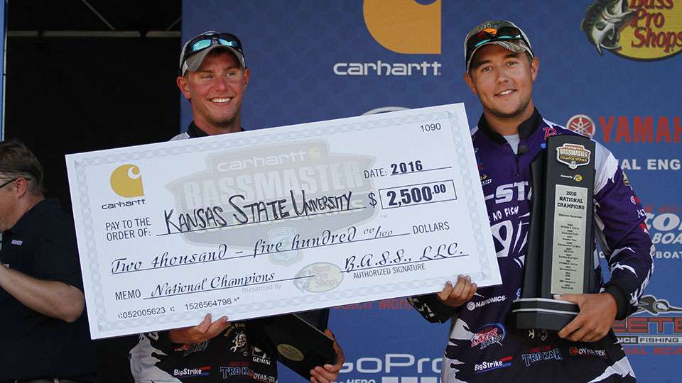 Carhartt wrote the duo and their club a big check as well.