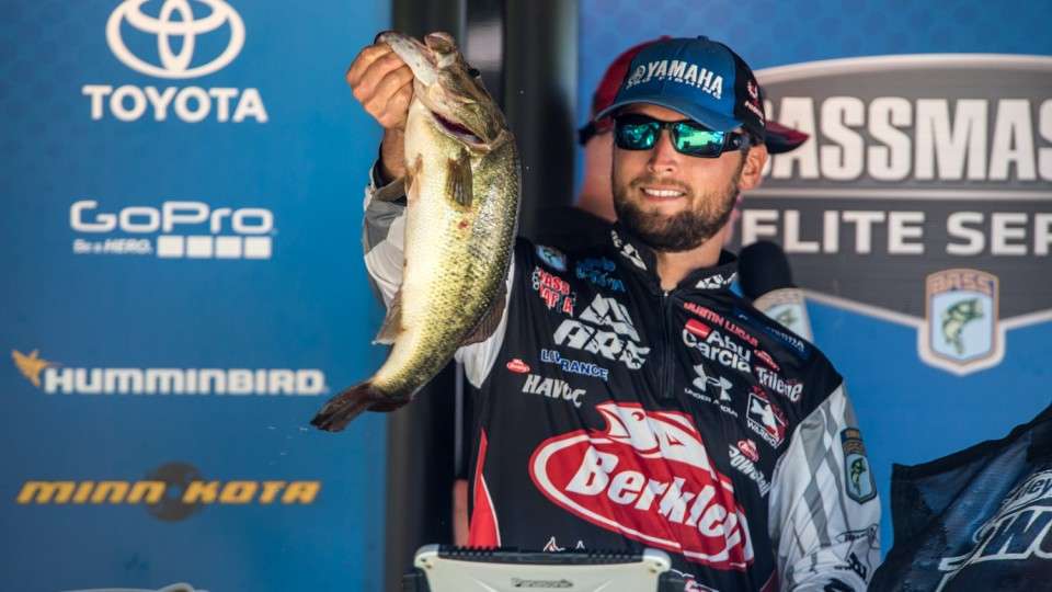 Lucas produced the big bag on Day 1, and his 20 pounds, 4 ounces led second-place Brent Ehrler by more than 2 pounds.