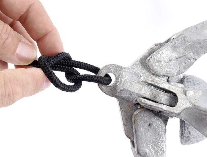 Tie a good knot to the tripping ring. This will allow you to pull the claws free no matter what theyâve dug into.