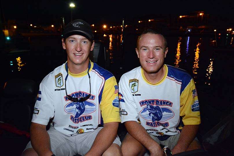 Ryan Wood and Turner Mason, of the Front Range Bass Club in Colorado, are fourth place with 32-9. 