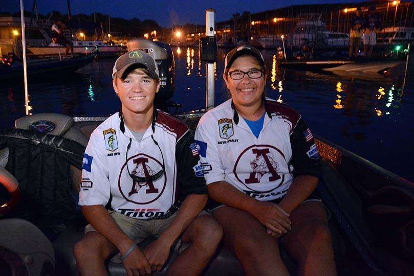 Drake Boyd and Daelyn Whaley, of Abbeville High School in South Carolina, are sixth with 31-14. 
