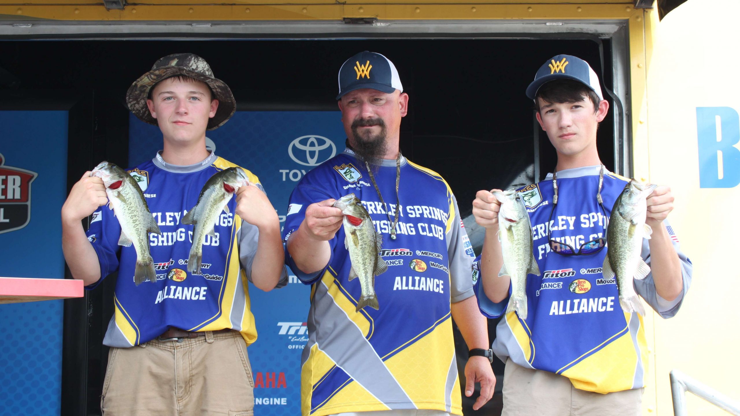 Team West Virginia anglers Samuel Ambrose and Trevor Albanese are in sixth place with a 4-6 total.