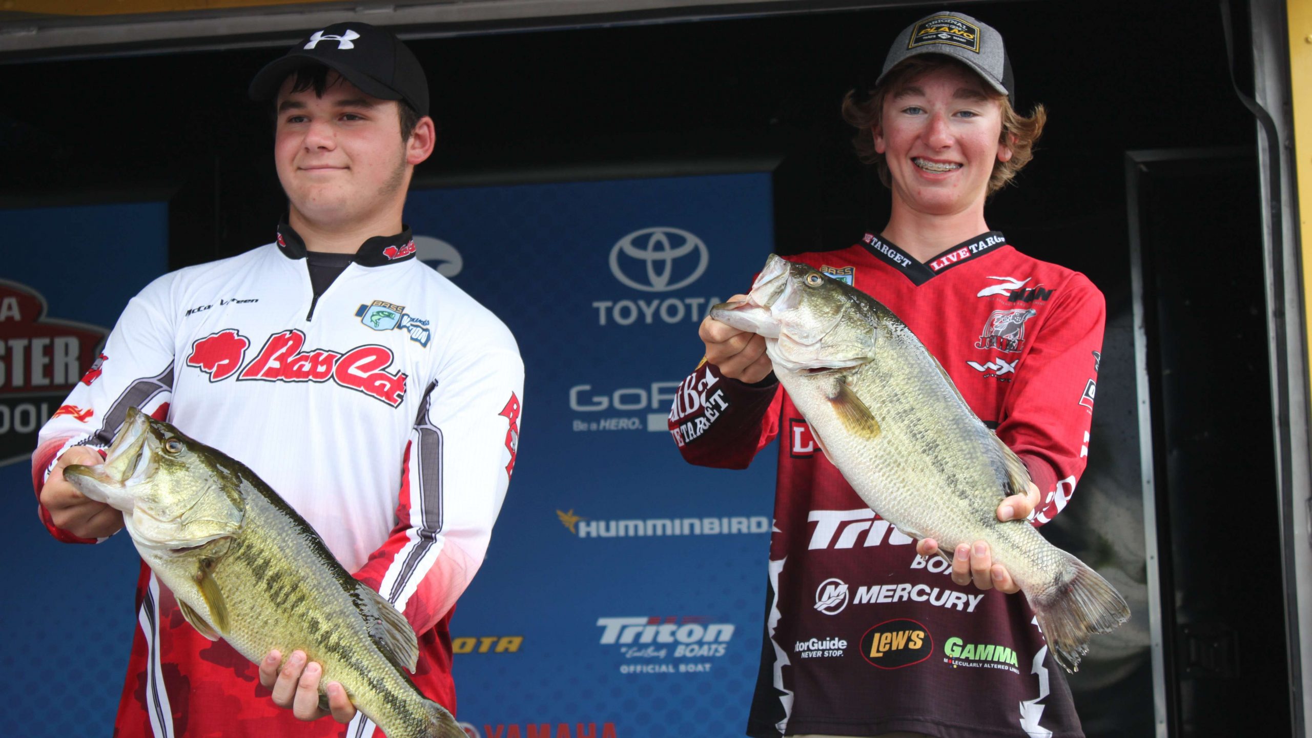 McCoy Vereen and Beau Browning of Team Arkansas pulled in a a 14-9 limit on Tuesday, which put them well ahead of the field after Day 1.