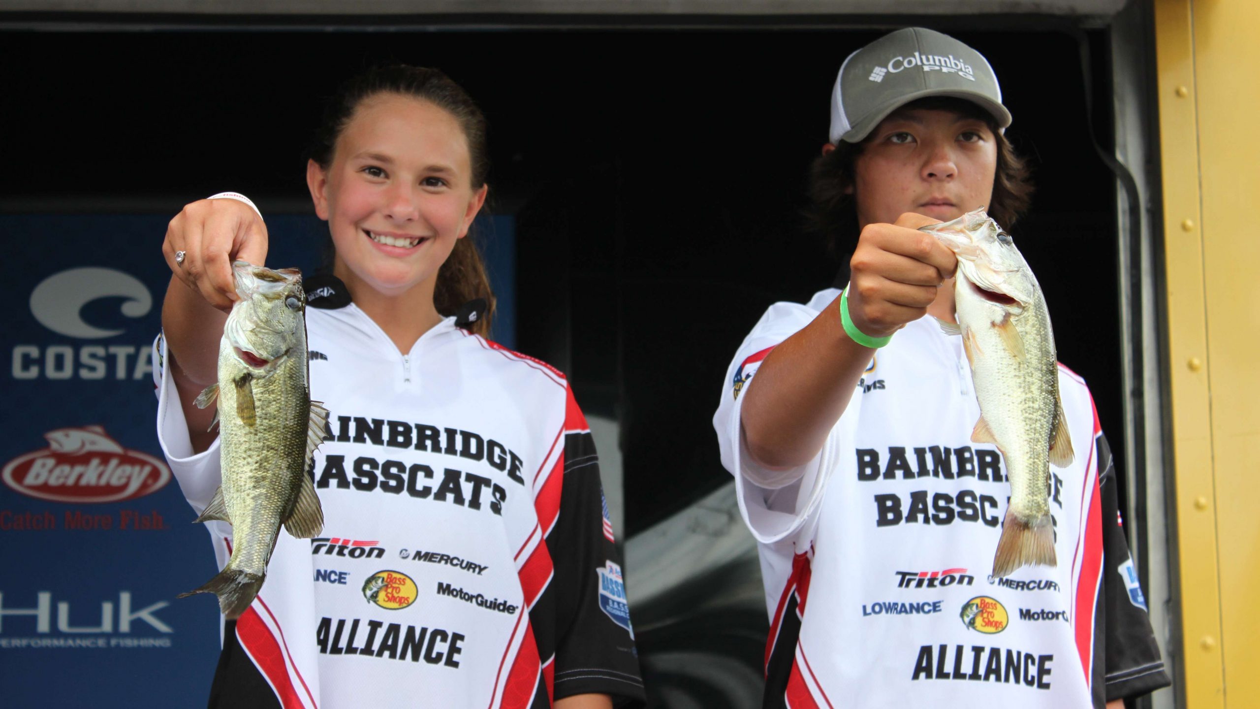 Georgiaâs Lanie Birdsong and Hunter Davis are in 27th place with two fish for seven ounces. Birdsong is the only female in this yearâs junior championship.
