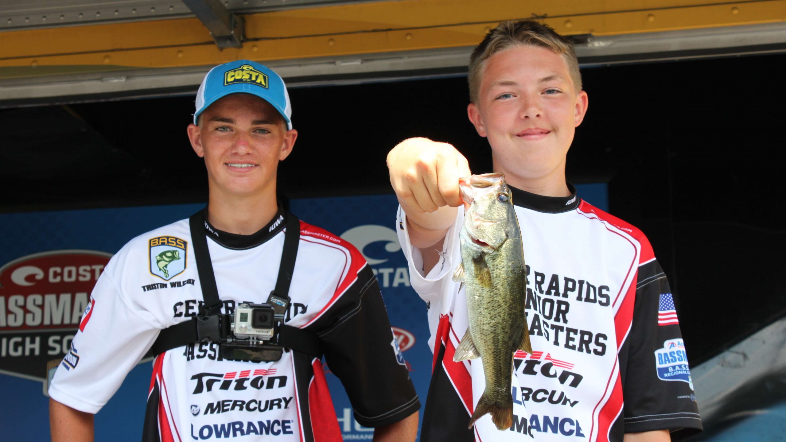 Tristin Wilcox and Bentley Fletcher of Team Iowa finished 28th with a 1-7 total over two days.