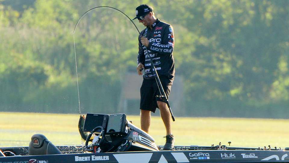 Erhler had been one of the angler's on the Bassmaster Classic bubble entering this tournament. 