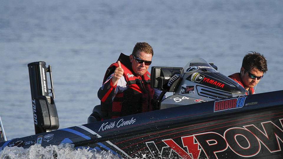 Combs is having a fantastic year as he has 4 Top 12's, 6 Top 16's and only one missed cut. He sits in 2nd in the Toyota Angler of the Year battle behind Gerald Swindle. 