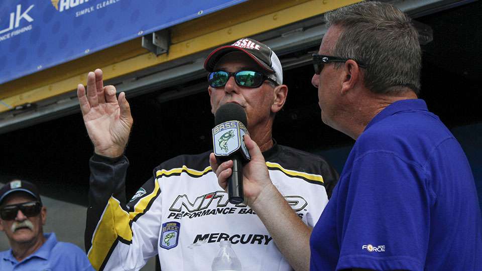 Steve Miller was diagnosed with throat cancer in January and has fought through it to fish the Northern Open this week and made it to the final day to finish in 8th with 35-11.