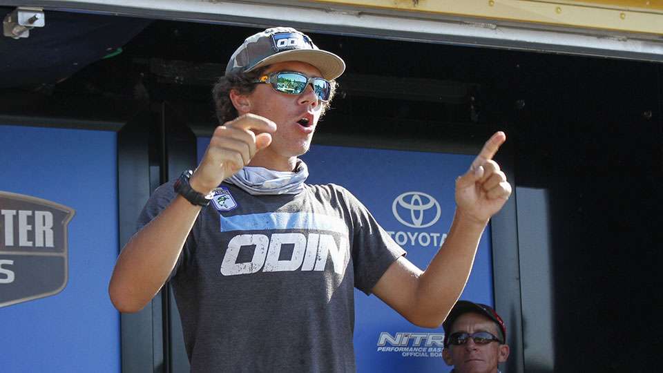 Eighteen-year-old Cody Bertrand takes the co-angler title.