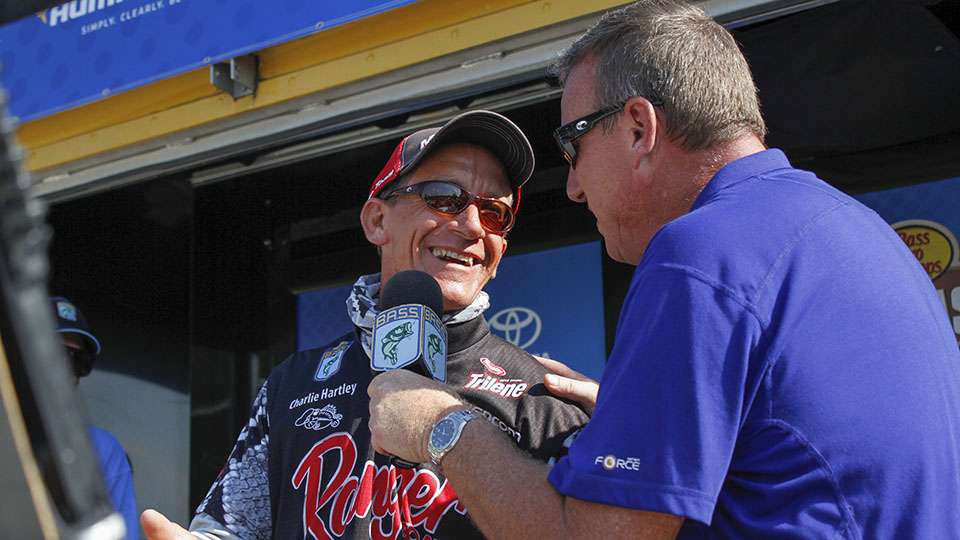 Even with all of the ups and downs of his professional fishing career, Hartley has always carried a smile and his positivity is felt by all.