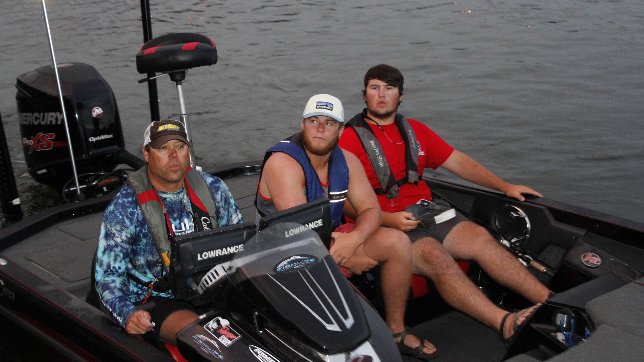 These guys mean business when it comes to bass fishing.