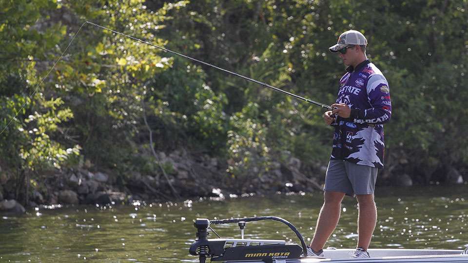 We head out and leave Bivins with two fish...he would later boat a third and win his matchup to advance to the semi-finals.