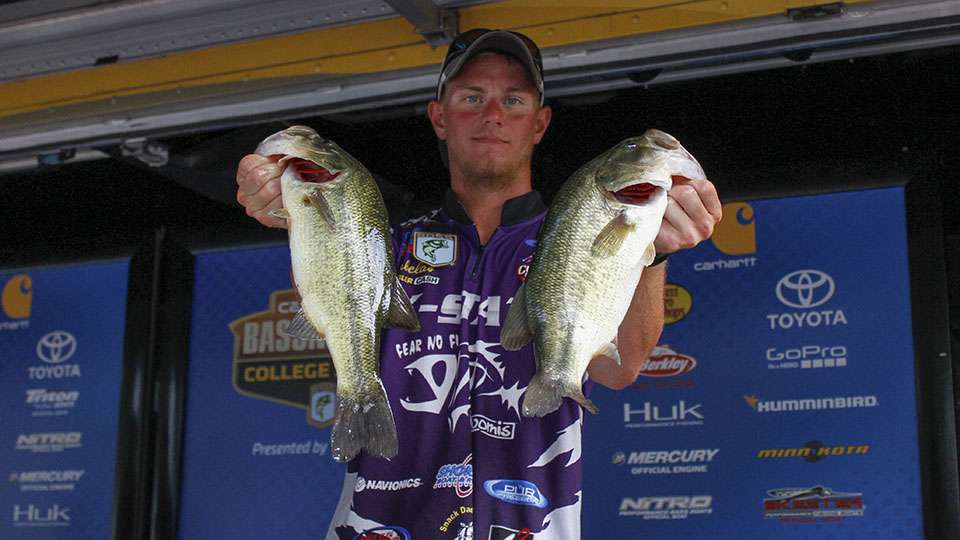 Kyle Alsop did just that as he brought three fish for 7-10 and punched his ticket to the semi-final round.