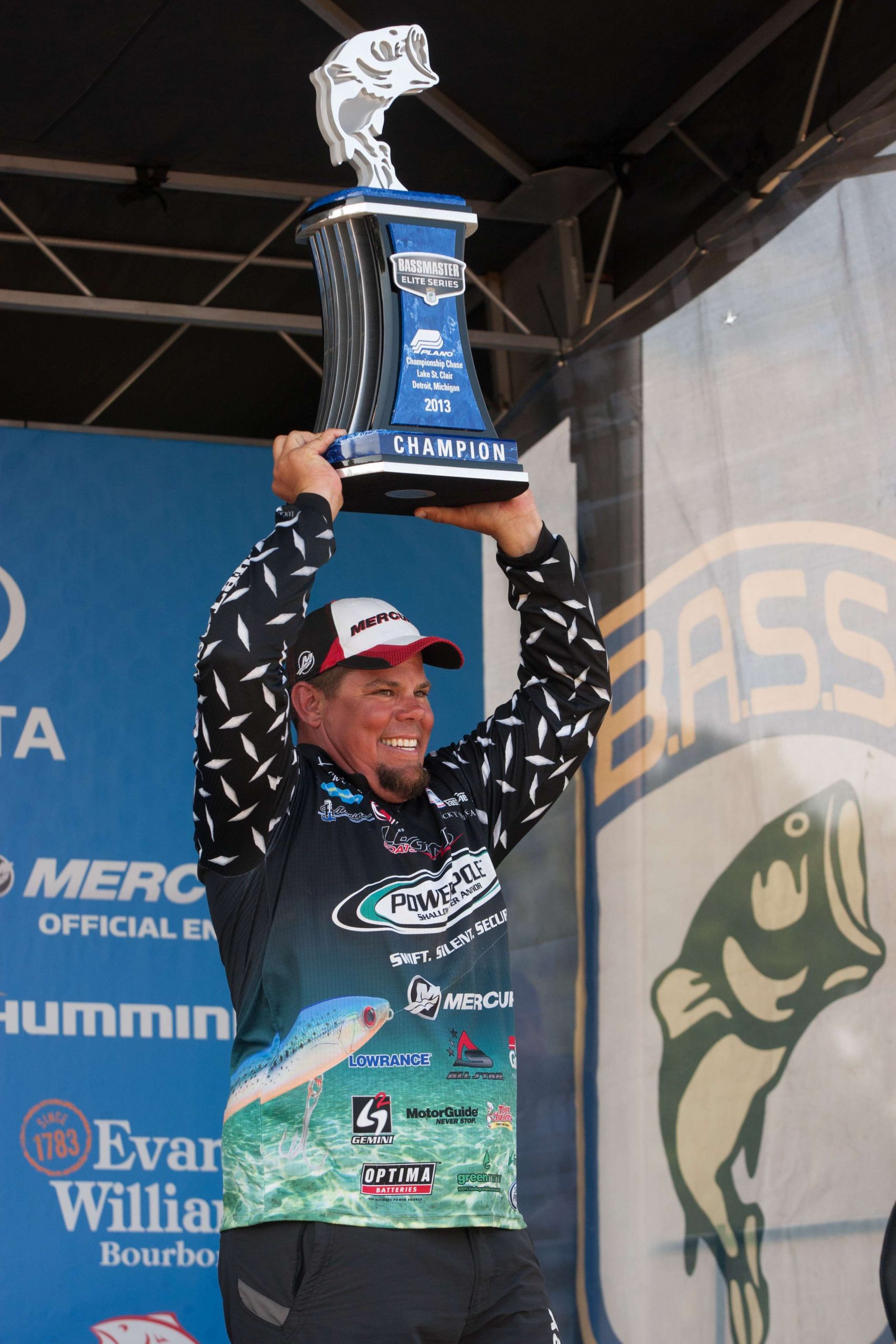 Chris Lane held off Mark Davis in 2013 to win at Lake St. Clair and qualify for the 2014 Bassmaster Classic on his home lake in dramatic fashion. 