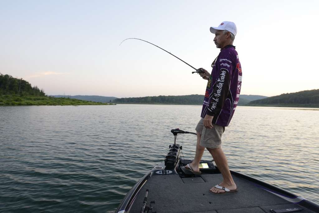 French favors the 7â 2â Summit for an all-around versatile rod. âUsually with a rod of this size it gets heavy, but you wonât find a lighter rod because itâs the lightest on the market. I can fish it all day.â French likes the medium/heavy-fast action for A-rigs, heavy jigs, crankbaits and jigs. 