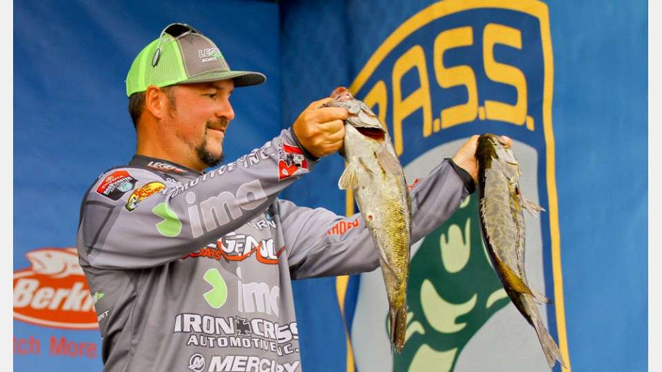 Fred Roumbanis is in a similar boat as Chris Lane. Roumbanis started the event in 31st in AOY standings. After two days on Mille Lacs, heâs sitting in 41st. He has a lot of ground to make up on Day 3. He is 48th in the derby, and needs to gain at least 10 points to get in. Thatâs possible but will be increasingly more difficult if the big smallmouth just keep rolling in for the rest of the field.