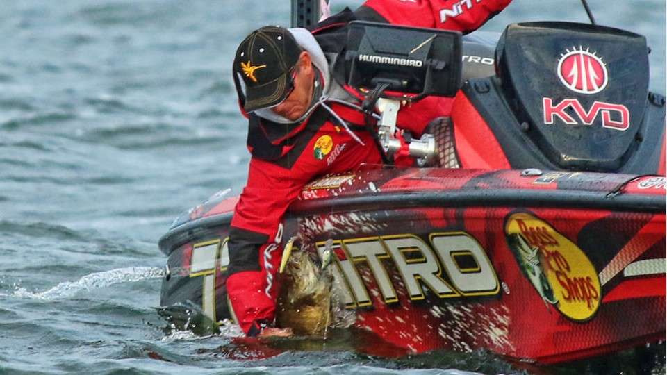Kevin VanDam reminded the other Elites that he had plenty of smallie experience.