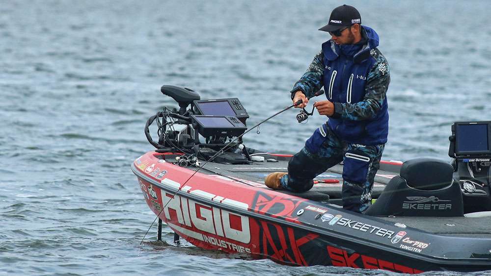 The action was just as fierce for Palaniuk.