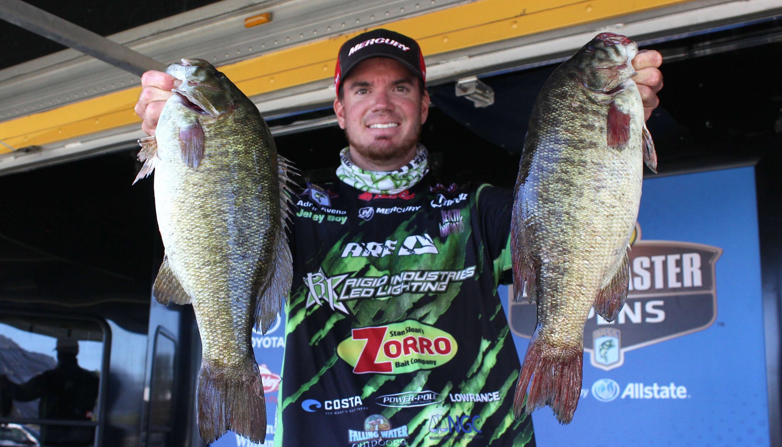Adrian Avena was languishing in 50th place and needing a good finish here to make his first AOY Championship. With a 29th place standing in the Plano Bassmaster Elite at the Mississippi River presented by Favorite Fishing he now sits in 45th place in the AOY standings. 