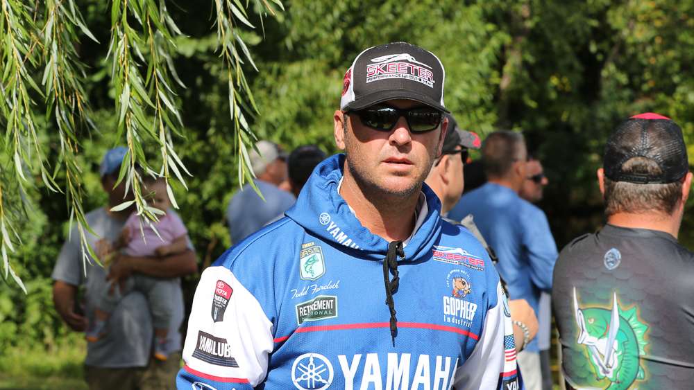 Todd Faircloth won here before, but did not have as good of a tournament this time. Still, fishing on Saturday means it was a successful tournament for anyone. 