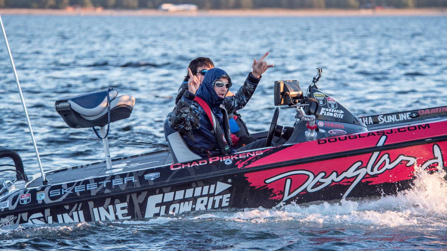 Then Chad Pipkens. Chad will also be focusing on catching three big Lake Champlain bags to re-qualify for the 2017 Bassmaster Elite Series. 