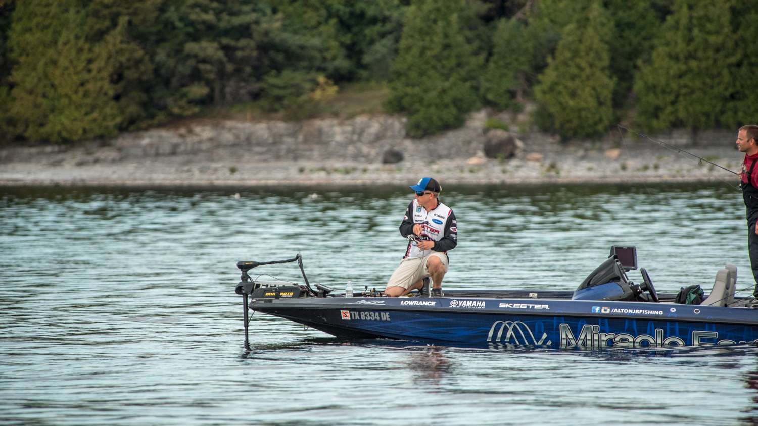 We first came across Alton Jones, Jr., who needs to have a strong day to move up in the overall points standings and hopefully qualify for the 2017 Bassmaster Elite Series.
