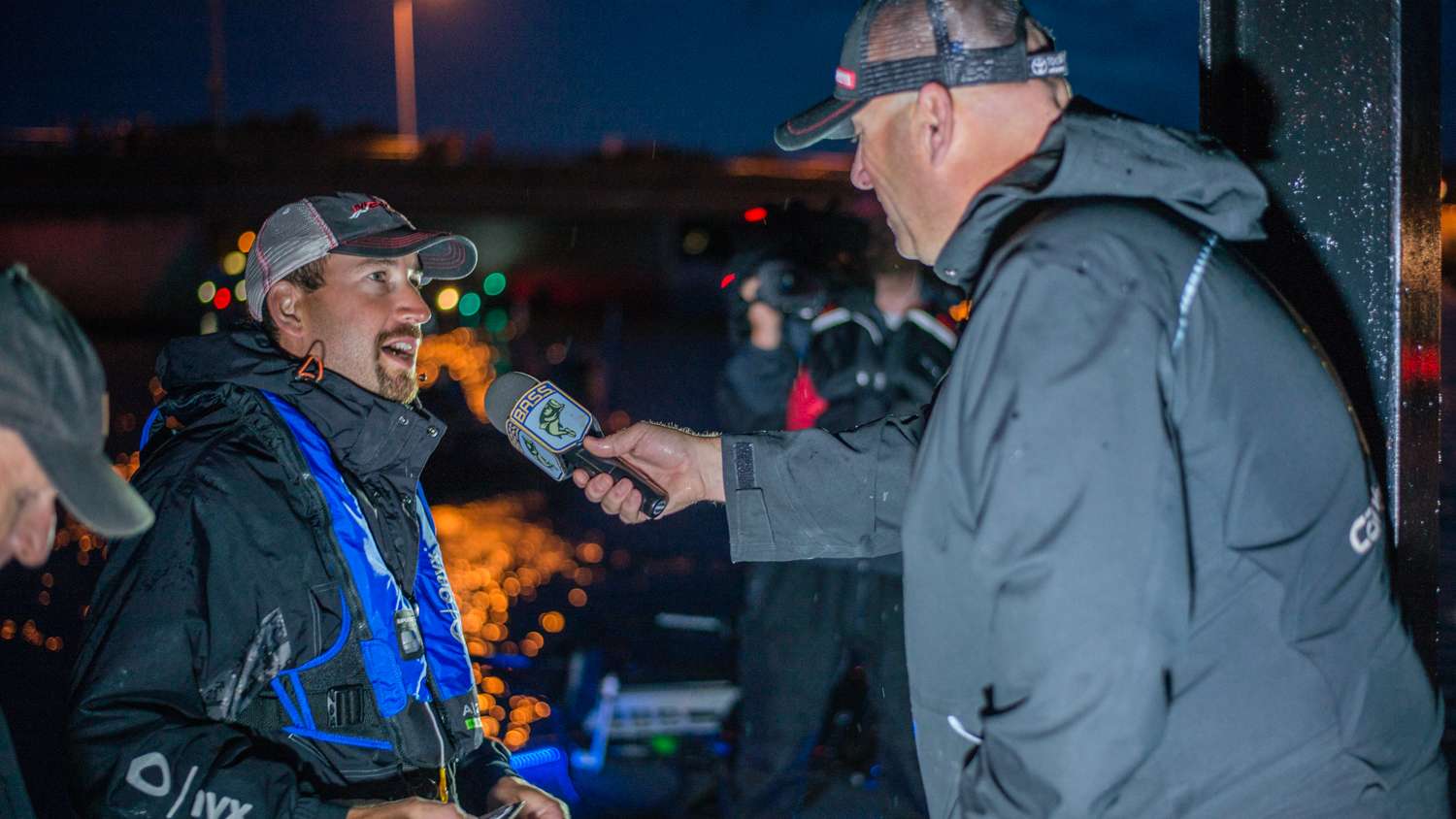 Bassmaster MC Dave Mercer interviews leader Ott DeFoe about his Day 3 fishing plans.