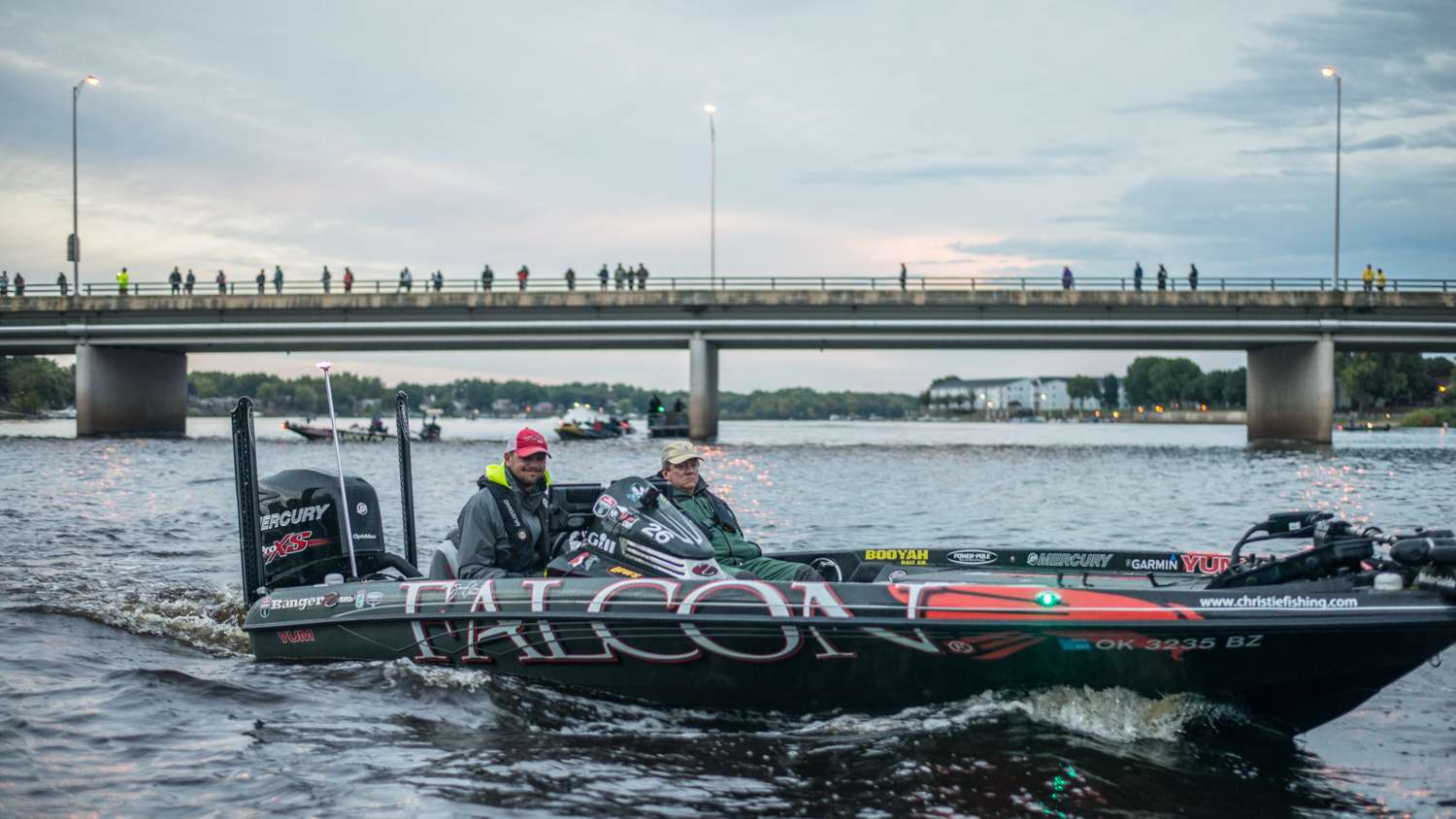 Jason Christie follows Zaldain out to the river.