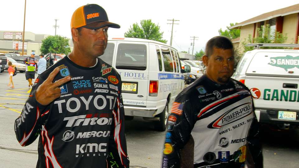 Current points leader Gerald Swindle has two more tournaments to navigate before he can be crowned Angler of the Year. 