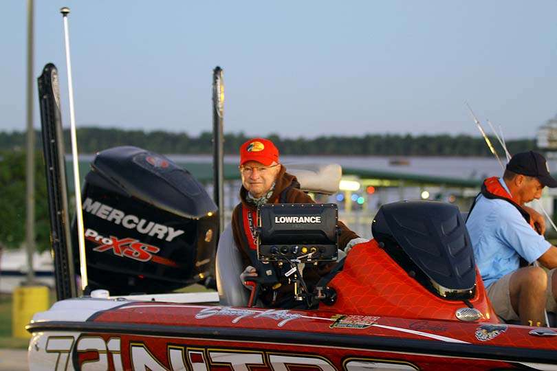 Legendary angler Stacy King is among a large contingent of anglers from Missouri.