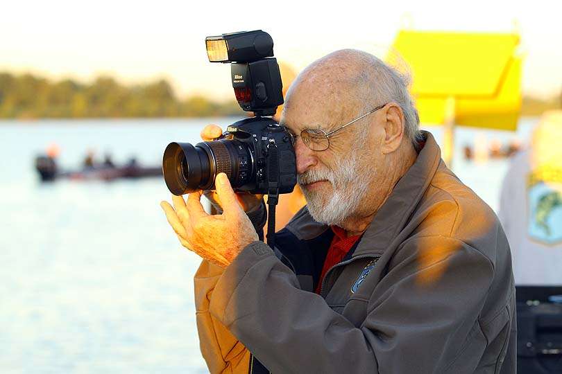 Another legend, not an angler, but still a legend, is doing what he did for 30 years. Itâs Gerald Crawford, the original B.A.S.S. photographer. 