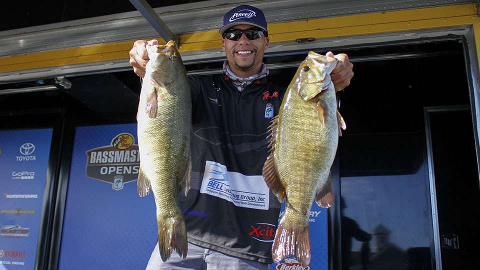 Anthony Bell, co-angler (3rd, 11-11)