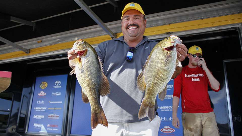 William Clute, co-angler (10th, 22-4)