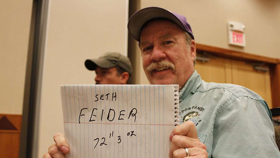 Bill Reneveld thinks local Seth Feider will come out on top after three days with 72-3.