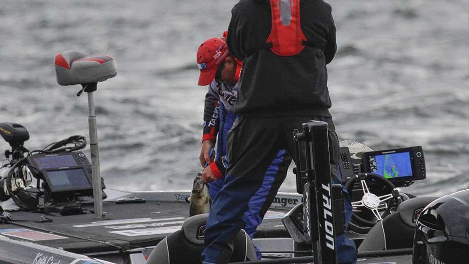 That was a solid first keeper for Combs on Mille Lacs, but four and five pounders will be needed to finish high this week.
