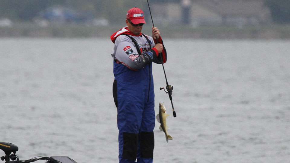 But most of the time the end result was a walleye or a small bass.