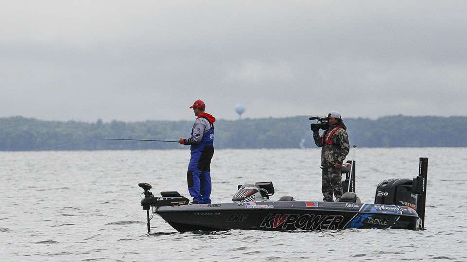 Combs would end his day with 18-8 and would gain a couple positions and a couple points on Gerald Swindle.