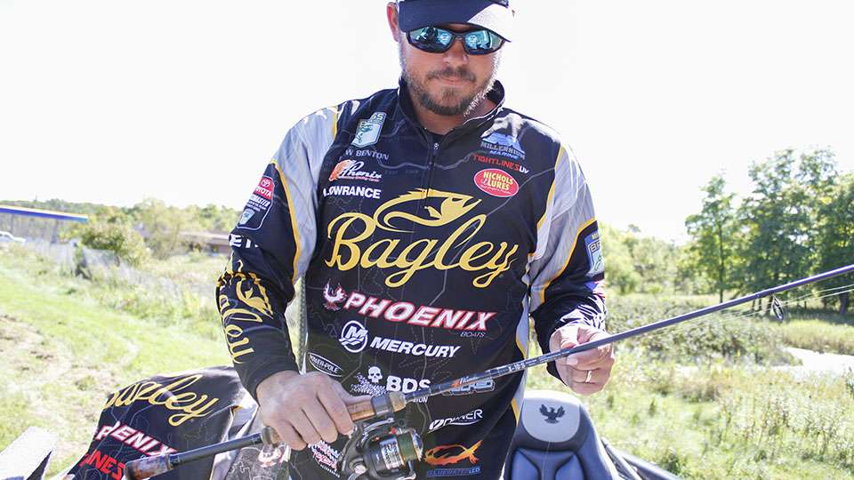 He put his spinning rods to work at the Angler of the Year Championship as he finished in 9th place in that event.